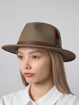 Шляпа STETSON арт. 2598155 TRAVELLER WOOLFELT (бежевый)